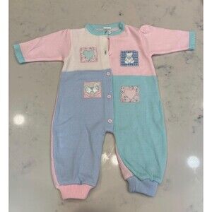 80s vintage baby romper
